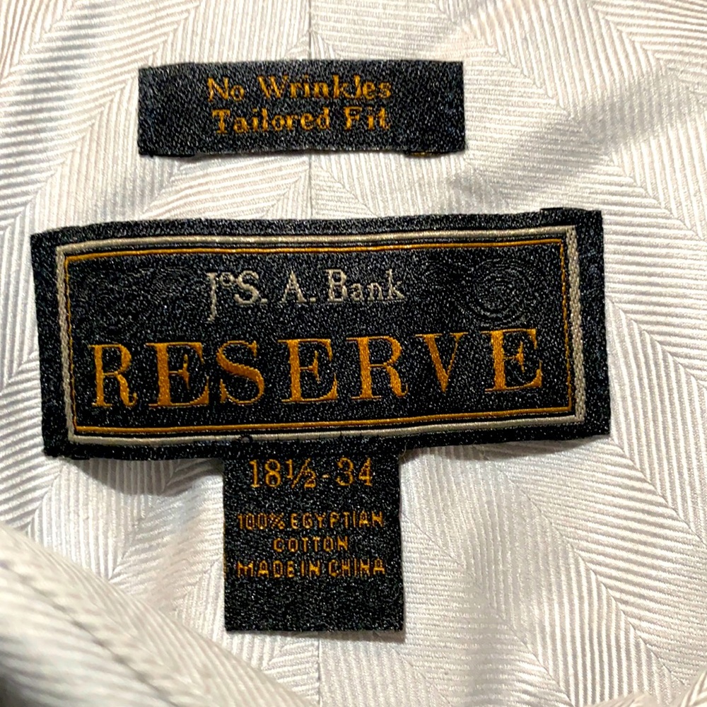 (L) Jos A Bank Reserve Button Down Shirt